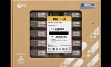 FS SFP-10GLR-31 10G SFP+ LR 1310nm 10km Duplex LC Transceiver Lot 10 picture