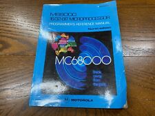 Vintage Motorola MC68000 Microprocessor Programmers Manual Book 1984 Rare PC picture