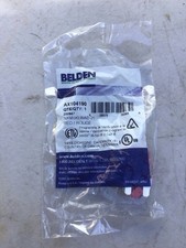 Brand New Belden AX104190 Cat. 6 Style Red Jack -  picture