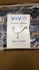 VIVO Model Stand-V002JB Pneumatic Arm Dual Monitor Desk Mount picture
