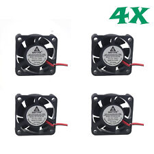 12V 40mm Cooling Computer Case Fan 40x40x10mm (1.6x1.6x0.4 in)  2-Pin 4 Pcs 4X  picture