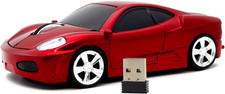 Wireless Mouse Sports Car Mouse USB Computer Mice Optical 2.4Ghz with Headlight picture