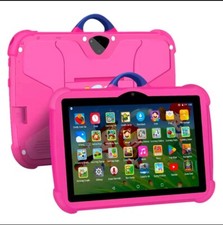 Kids Tablet Android 13 4GB+64GB WiFi Dual Camera Learning Game Pad - Blue 7in picture