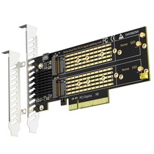 GLOTRENDS PA21 Dual M.2 NVMe SSD to PCIe 4.0 X8, Bifurcation Required picture