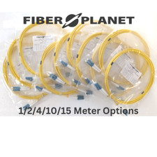 (10 Pack) LC to LC UPC OS2 Duplex Single-Mode Fiber Optic Patch Cable - Jumper picture