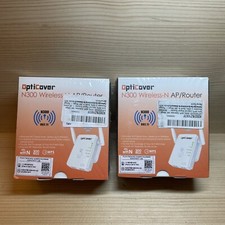 2 Factory Sealed OptiCover N300 Wireless-N AP/Router W/Two External Antennas picture