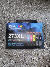 EZink 5 Pack 273XL Compatible Ink Cartridges Black COLOR XL High Capacity picture
