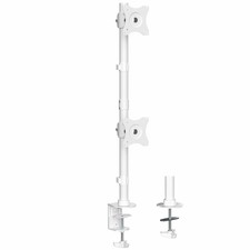Dual Monitor Desk Mount Stand with Height Adjustment and Plates for 2 picture