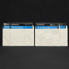 Springboard Newsroom Pro Clip Art Collection Volume 1-2 Pre Owned Vintage 1986 picture
