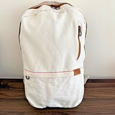 Incase Canvas Campus Backback Laptop Book Bag Fabric Padded Natural Canvas picture