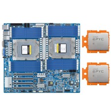 Gigabyte MZ73-LM0（rev. 2.0) +2* AMD EPYC GENOA SP5 ZEN4 9654 96c/192t Processor picture