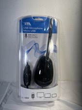 CYBER ACOUSTICS USB Microphone Micro USB CVL-1084 Noise Cancelling  picture