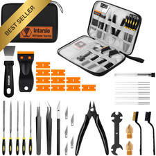 3D Printer Tools Kit 34 Pcs Accessories for FDM SLA Nozzle Cleaner Scrapers picture