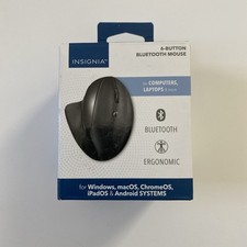 Insignia - Bluetooth wireless 6-Button Ergonomic Mouse - Black picture