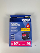 Brother LC105M OEM Magenta Super High Yield Ink Cartridge New Sealed 07/2027 picture