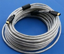 20M Firewire Cable Silver 6PIN 6PIN picture