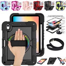 For Apple iPad 5/6/7/8/9/10/11th A16 Gen Heavy Duty Shockproof Stand Case Cover picture