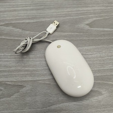 Vintage Genuine OEM Apple Mighty Mouse Wired USB Model A1152 picture