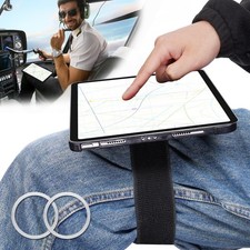 Adjustable Pilot Magnetic Kneeboard Fit for iPad, Lap Mount, Black picture