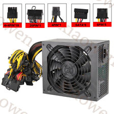 Modular Mining Rig Power Supply 2000W For 8 GPU ATX PSU Rig Miner NEW picture