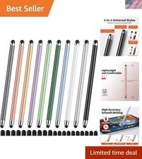 Creative Freedom: 10 PCS High Sensitivity Stylus Pens with Dual Tips for Tablets picture
