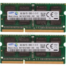 Samsung 16GB 2x8GB DDR3 1600 MHz PC3-12800S SO-DIMM Laptop Memory 1.5V Notebook picture