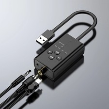 Bluetooth 5.2 Audio Receiver Digital to Analog Audio Converter USB AUX Adapter picture