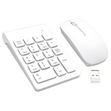 TRELC Wireless Numeric Keypad, Mini 2.4G 18 Keys Number Pad, Portable Silent ... picture