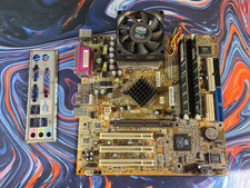 FIC 53-80584-08 AV31 Socket A AMD Motherboard & 1.3GHz Athlon 1.5GB RAM AV31 picture