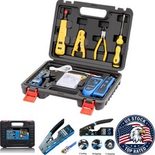 Versatile Network Tool Kit: Crimping Tool, Wire Tracker & Carrying Case Included picture