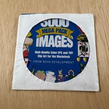 Vintage 3000 Mega Pack Images CD-ROM 1995 Macintosh Clip Art Nova Development picture