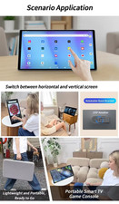 Android 15 Tablet Touch Screen PC with Foldable Stand & Bag 6G+128G,Built-in Bat picture