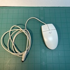 Vintage Logitech Two-Button wired Ball Mouse M-S34 HTF logo 952426-0000  picture
