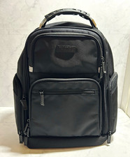 Reaction Kenneth Cole Black Laptop Backpack Business Travel Work Bag 16Inch picture