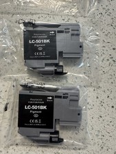 LC-501BK Compatible 2-Pack Black Pigment Inkjet Ink for Brother picture