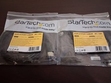 Startech.com 6ft Mini DisplayPort To DisplayPort Adapter Cable M/M *Lot Of 2* picture