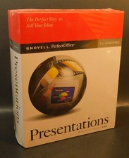 Novell Perfect Office Presentations Graphics V 3.0 for Windows SEALED picture
