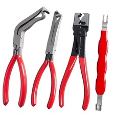 Automotive Electrical Disconnect Pliers Set 4 Pieces Electrical Connector Tools picture
