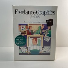 Lotus Freelance Graphics For DOS Release 4.0 Standard Edition Factory Sealed NOS picture