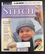 Software PC Instant Stitch PM Stitch Creator 2.0 Sweater Design 4-Discs Vk10 picture