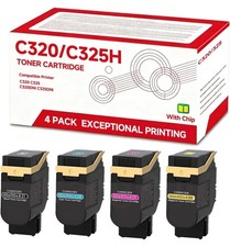 C320 C325 Toner Cartridge for Xerox C325DNI C320DNI Printer 4 Pack picture