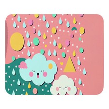 Kawaii Pastel Clouds and Stars Regular Mouse Pad picture