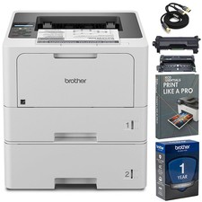 Brother HL-L5210DWT Business Monochrome Laser Printer w/ Print Like A Pro Bundle picture