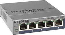 NETGEAR 5-Port Gigabit Ethernet Easy Smart Managed Switch (GS105Ev2) - Manage... picture