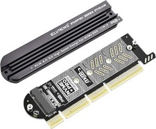 ELUTENG NVMe PCIe 4.0 Adapter M.2 SSD to X4/X8/X16 Card with...  picture