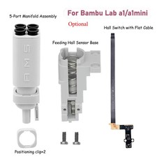 For Bambu Lab A1/A1 Mini 4-in-1 PTFE adapter /Filament Sensor Base /Switch Cable picture