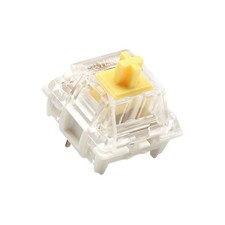 65 PCS Silent Yellow Gateron ks-9 Plate Mounted Key Switches Mechanical MX picture