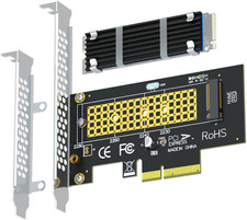 M.2 Nvme to Pcie 4.0 X4 Adapter with Heatsink (22X70Mm) for Nvme SSD picture