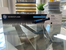 HP 143A Black Toner Reload Kit Cartridge - Genuine New Sealed. W1143A picture