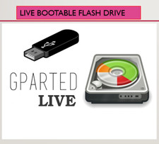 GParted Bootable USB Resize, Copy, and Move partition FLASH DRIVE Live 64bit picture
